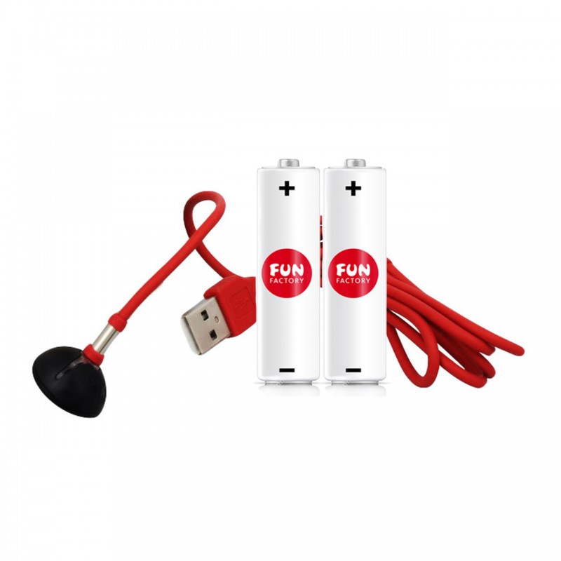 Fun Factory Hybrid Kit -  AAA Batteries, USB Charging Cable